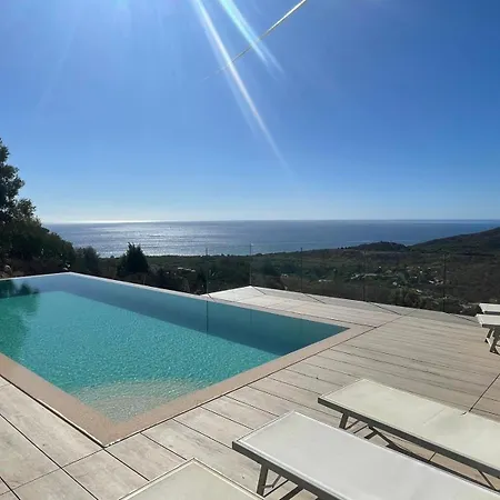 With Private Pool And Sea Panorama *