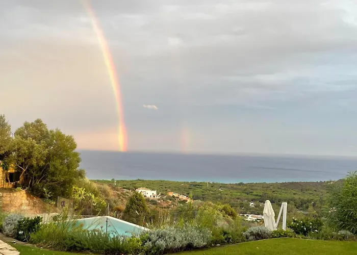 With Private Pool, Amazing Sea Panorama And Private Garden Domus de Maria